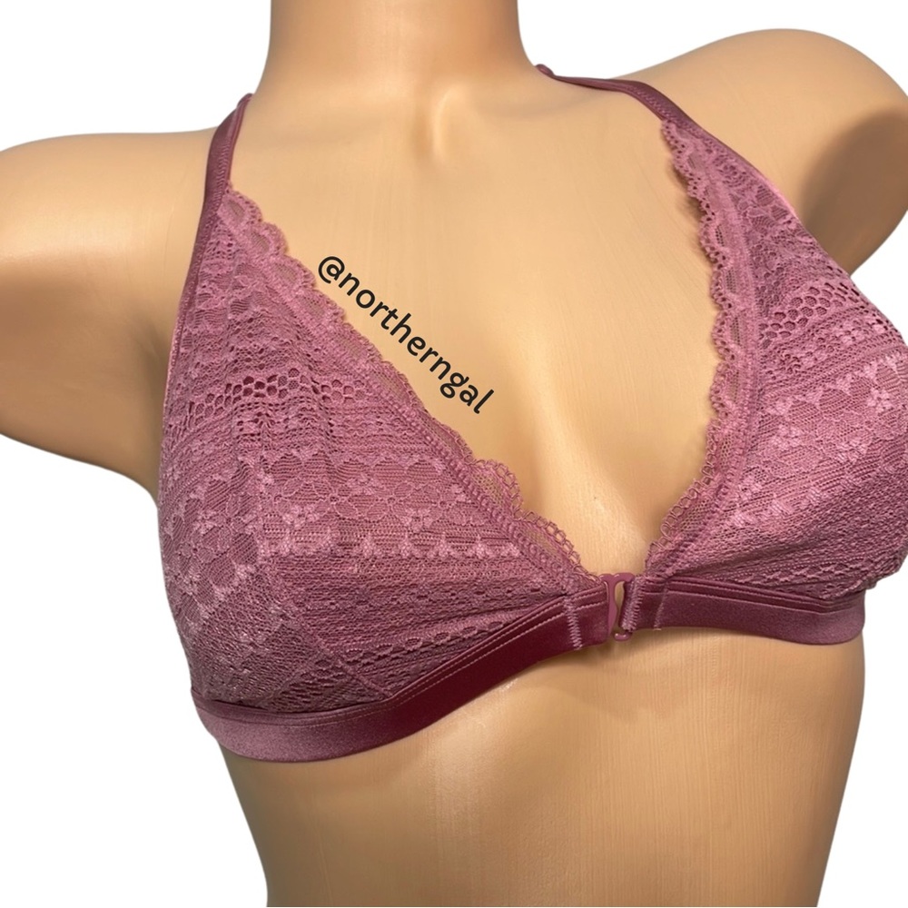 Victoria’s Secret Front Close Bralette Dusty Rose - Picture 4 of 13